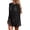 7013 - Black, variant on Crochet Sheer Kaftan Caftan Beach Dress Bathing Suit Swim Coverup One-Piece 7013 - Black One Size