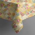 thumbnail image 5 of Pioneer Flower Floral Print Pattern Square Tablecloth, Waterproof Wipeable Spillproof Washable Table Cover for Home Kitchen Party and Daily Decor 42"x42", 5 of 6