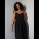 thumbnail image 5 of Vestido de Verano 2025 para Mujer, con Escote en V y Tirantes Finos, Sin Espalda, Sin Mangas, Informal, para Fiesta y Playa Negro M, 5 of 7