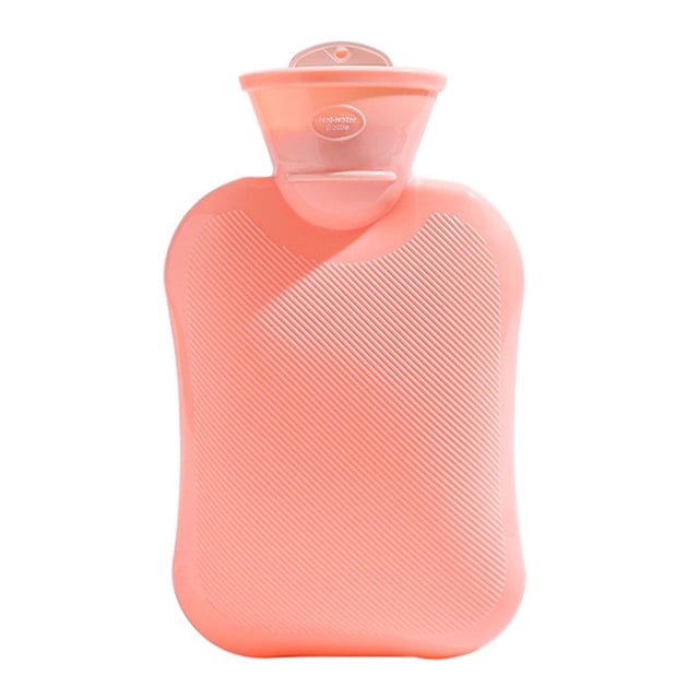 1 Pcs 500ml Hot Water Bottle Eco-friendly Heat Resistant PVC Explosion-proof Hot Water Cover Bag for Home