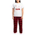thumbnail image 4 of CafePress - Mochi Love Women's Light Pajamas - Women's Short Sleeve Print T-Shirt and Pants Light Cotton Pajama Set, 4 of 7