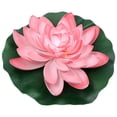 thumbnail image 2 of CIMAXIC Party Highly Simulation Lotus-flower Pond Floated Lotus Model Party Layout Flower Prop,7.09"X7.09"X3.15", 2 of 4