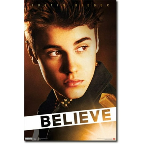 Justin Bieber Believe Laminated Poster Print 24 X 36 Walmart Com