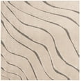 thumbnail image 5 of SAFAVIEH Florida Tabitha Geometric Waves Shag Area Rug, Cream/Grey, 6'7" x 6'7" Square, 5 of 7
