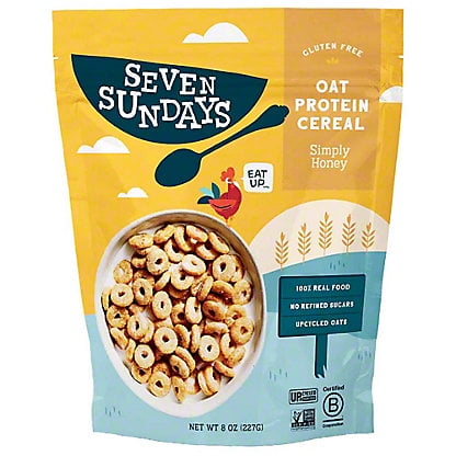 Seven Sundays Simply Honey Oat Protein Cereal, 8 oz