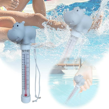 

Pool Bojen Temperatursensor Tiere Pool Temperaturmonitor Schwimmende Wasser Temperaturanzeige Tragbarer Temperaturmonitor Für Außen Innenschwimmbader（Contains 0.1ml Liquid） Night Light Night Lights