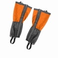 thumbnail image 2 of M Buder Polainas Térmicas e Impermeables para Nieve y Senderismo, Cubiertas de Botas Protectoras de Tela Oxford para Escalada y Deportes al Aire Libre de Adultos (Naranja), 2 of 9