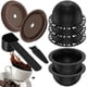 thumbnail image 1 of 5 Reusable Vertuo Pods for Nespresso Machine with 2 Silicone Lids & Spoon - Eco-Friendly Coffee Capsules, 1 of 5
