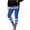 Blue, variant on Ruimatai Women's Christmas Striped Leggings Festive Print Stretch Pants for Yoga Fitness Running Casual Wear All Season Comfort