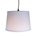 thumbnail image 2 of 1-Light Plug In Swag Pendant Ceiling Light White Shade, 2 of 4