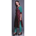thumbnail image 3 of Bimba Tunique Droite en Coton pour Femmes Kurta Imprimée Tenue d'Été Kurti-Grand, 3 of 6
