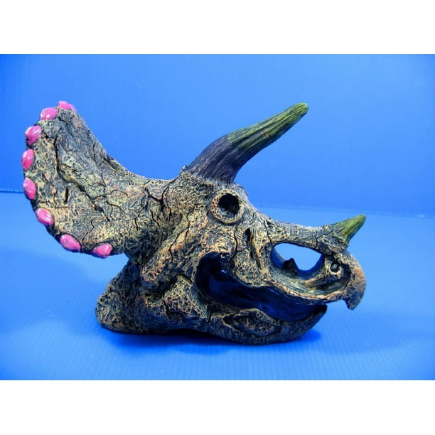Dinosaur Skull 7.9"x4.1"x5.5" Aquarium Ornament Decor Aquatic