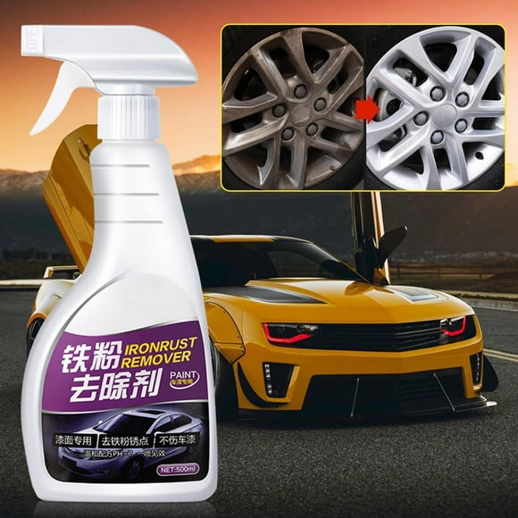 Yhmxh Car Accessories Cleaning Supplies Car Iron Powder Remover Wheel Paint Rust Cleaner To Rust Spots Yellow And Spots Strong Rust Remover 500ml Rust Remover