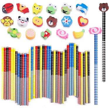 TINYMILLS 24 Pcs Science Themed Multi Point Stackable Pencil with ...