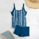 thumbnail image 4 of Trajes de baño tankini para mujer Traje de baño de talla grande con costura de encaje conservador para mujer Traje de baño dividido Traje de baño de dos piezas para mujer, 4 of 6