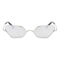 thumbnail image 2 of Gafas de sol de gato perfecl para mujer protección UV400 plata, 2 of 7