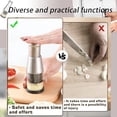 thumbnail image 5 of 2025 Upgraded Compact Mini Dicer Food Chopper: Stainless Steel, Manual, for Mincing Garlic/Pressing – Home Decor, 5 of 5