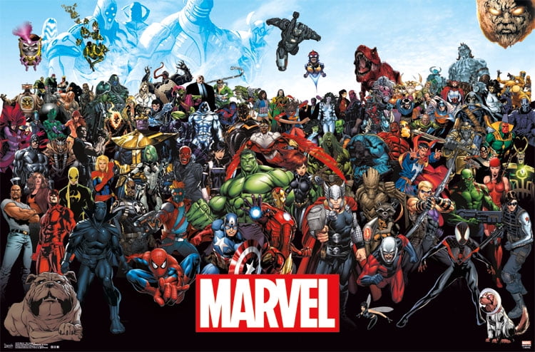 Trends International Wall Poster Avengers Fantastic 22.375 x 34