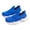 Blue, variant on Huanglei Boys Lightweight Barefoot Sneakers On Breathable Mesh Walking Shoes For Kids Toddlers , Size 12 ,Black