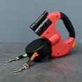thumbnail image 2 of HELIAHOO Dual Retractable Dog Leash for Small Dogs-Dog Walking Belt for Running Hiking Training with 360 Tangle-Free,Double Dog Leash with Reflective Nylon Ribbon for Pomeranian, Teddy AZ83-4721, 2 of 9