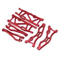 thumbnail image 3 of RC Suspension Arm Replacement, Lightweight Easy Installation Aluminium Alloy RC Car Suspension Arm Set With Ball Head For Racing Red, 3 of 8