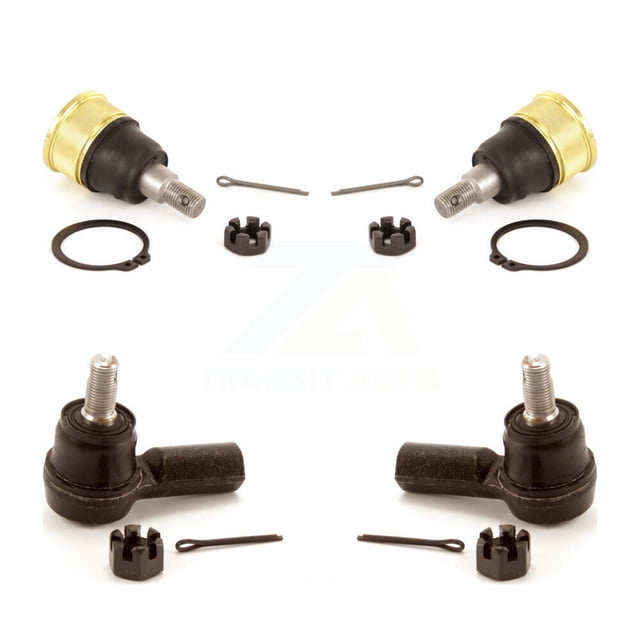 TOR Front Suspension Ball Joint and Tie Rod End Kit for Car Honda Element - Left Right Side (Driver Passenger) KTR-102289