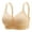 1-Beige, variant on Ersazi Women's Zip Front Sports Bra Sale Woman Oversized Wireless Bra Front Button Push Up Underwear Bra Pink S
