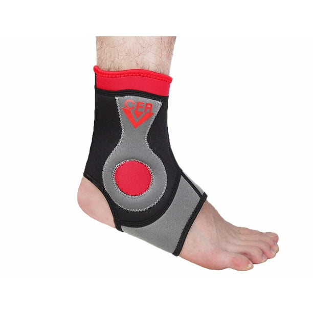 CFR Ankle Support Adjustable Brace with Compression Starps Protection for Sports Running