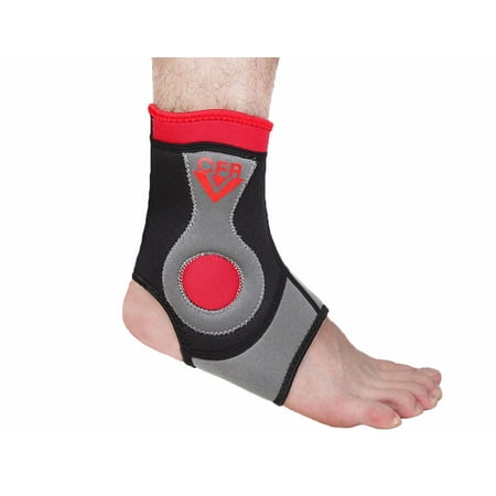 CFR Ankle Support Adjustable Brace with Compression Starps Protection for Sports Running Basketball Football Baseball Rugby