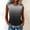 Black, variant on Denim Patch Round‑Neck Sleeveless Tunic Waffle Texture Contrast Stitch Lightweight Breathable Soft Relaxed Fit Casual Pullover Top Versatile For Summer Layering Beach Brunch Travel, Summer Top