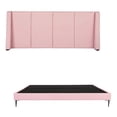 thumbnail image 1 of Box Base Cama Slim King Size+Cabecera Milan Rosa, 1 of 7