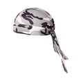 thumbnail image 3 of Naiovety Sombreros Gorros de quimio Pañuelo para la cabeza Bandana Quick Sun Pasamontañas atado por detrás Hip Pop Head Wrap Casco Capucha interior Ciclismo camuflaje gris Naiovety OD020489-16B, 3 of 6