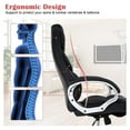 thumbnail image 5 of Ergonomic Office Chair Desk Chair 250 LBS Capacity High Back Adjustable Height Computer Chair w/Armrests Lumbar Support, PU Leather Rolling Swivel Task Chair Modern Executive Home Desk Chair(Black), 5 of 8