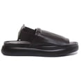 thumbnail image 2 of JUSTINREESS Jessica Women's Platform Open Toe Sandals In Black Size 7, 2 of 6