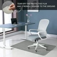 thumbnail image 2 of Eurotex Office Desk Chair Mat for Hard Floors, Computer Carpet, Floor Protector, Anti-Slip (Polyester, 47 x 35 inches, Light Grey), 2 of 5