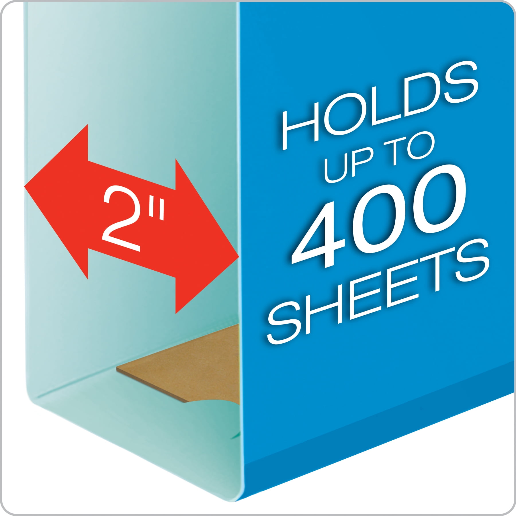 Pendaflex® SureHook® Reinforced Extra Capacity Hanging Folders, Letter Size, Assorted Colors, 1/5 Cut, 20/BX