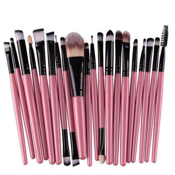 20PCS Makeup Brush Set for Women, Soft Face and Eye Cosmetics Brushes, Blending, Contouring, Eyebrow, Eyeshadow Brush Set, Professional Makeup Tools