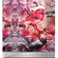 thumbnail image 2 of Soimoi Satin Silk Fabric Sparrow Panel Print Sewing Fabric Yard 42 Inch Wide, 2 of 3