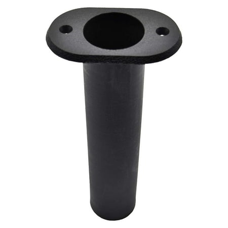 Marine City 90 Degree Black Plastic Flush Mount Fishing Rod Holder 1pcs