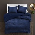 thumbnail image 2 of Grace Living Akiva 3pc Full/Queen Comforter Set, Navy, 2 of 6