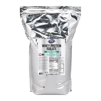 NOW Sports Nutrition, Whey Protein Isolate, 25 g With BCAAs, Unflavored Powder, 10-Pound