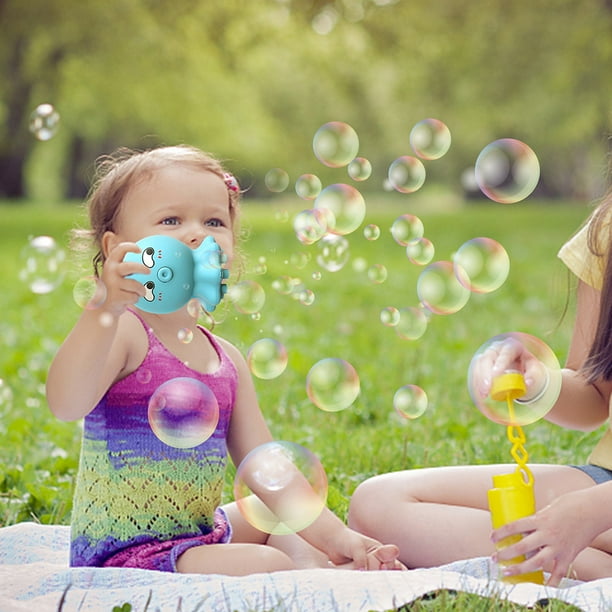Soplador De Burbujas Máquina De Burbujas De Pulpo Para Niños Fabricante Automático De Burbujas Con Soplador De Burbujas Ligero Con Solución De Burbujas Para Niños Niñas ANGGREK Otros