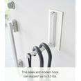 thumbnail image 6 of Yamazaki Home Magnetic Folding Hook, White, Steel, Supports 3.3 pounds, Magnetic, No Assembly, 6 of 7