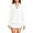 Ivory, variant on Steve Madden Womens Naomi Lined Woven Double-Breasted Blazer