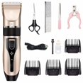 thumbnail image 1 of Dog Grooming Clippers, Professional Pet Grooming Kit Rechargeable Pet Shaver Cordless Silent Dog Hair Trimmer with 4 Comb Attachments & Extra Tools for Dogs Cats and Pets, 1 of 8