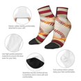 thumbnail image 5 of Fuzoiu Baseball Ball With Flag Print Adult Socks, Crew Moisture-wicking Socks, Unisex Cushion Crew Socks,Casual Sports Ankle Socks, 5 of 7
