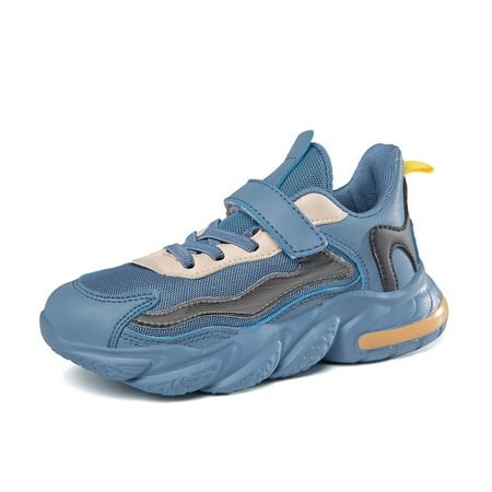 

Boys Girls Running Shoes Hook And Loop Breathable Lightweight Comfy Outdoor Non Slip Walking Shoes For Children Kids Sneakers Spring And Summer