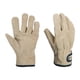 thumbnail image 1 of Guantes de trabajo de cuero duraderos y resistentes para conducción de camiones, almacén, jardinería, Caqui, 1 of 9