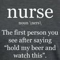thumbnail image 3 of CafePress - Nurse Definition (Reverse) T Shirt - Womens Tri-blend T-Shirt, 3 of 4