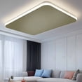 thumbnail image 2 of Sage Green Magnetic Fluorescent Light Covers for Ceiling Lights 2 x 4 Feet, Brown Solid Color Simple Abstract Office Classroom Kitchen Drop Ceiling Light Covers Lighting Filters Shade Panel 3 Packs, 2 of 9